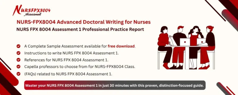 NURS FPX 8004 Assessment 1 Professional Practice Report